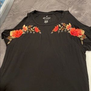 women’s cold shoulder top